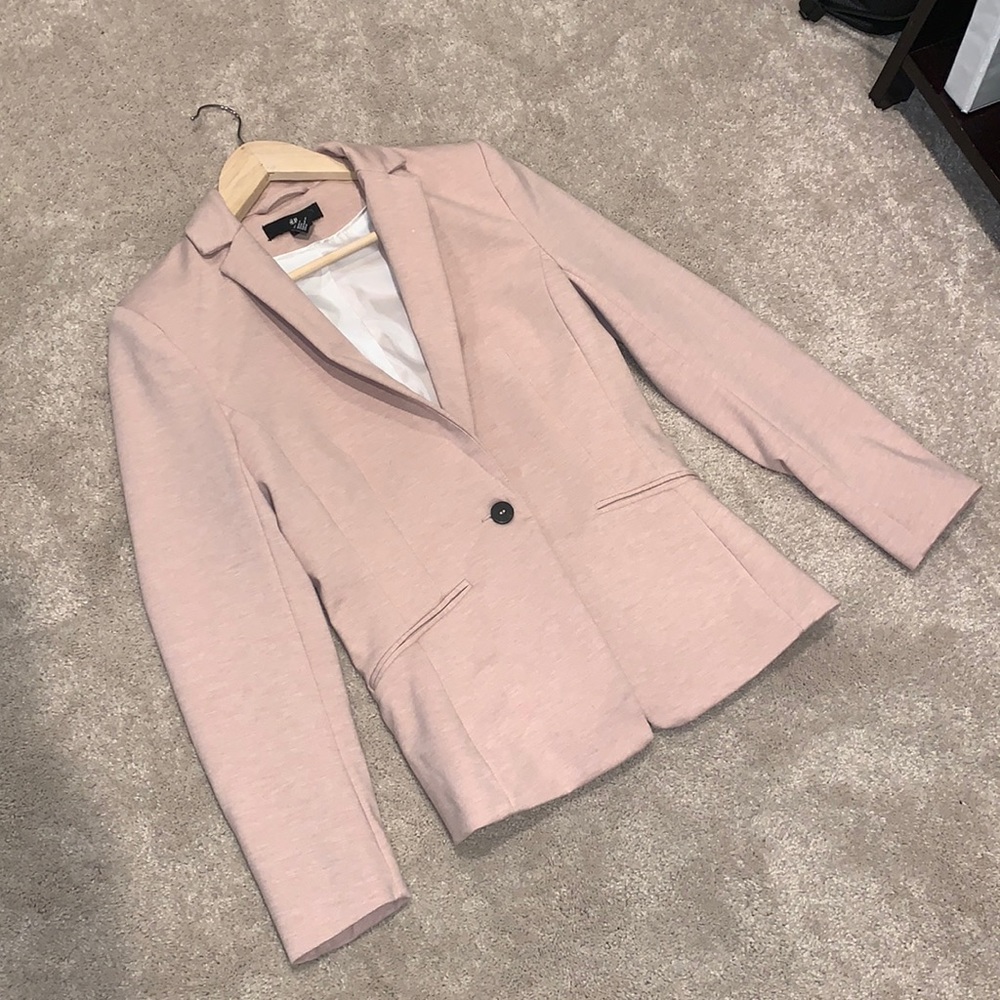 Hethered Blush Blazer